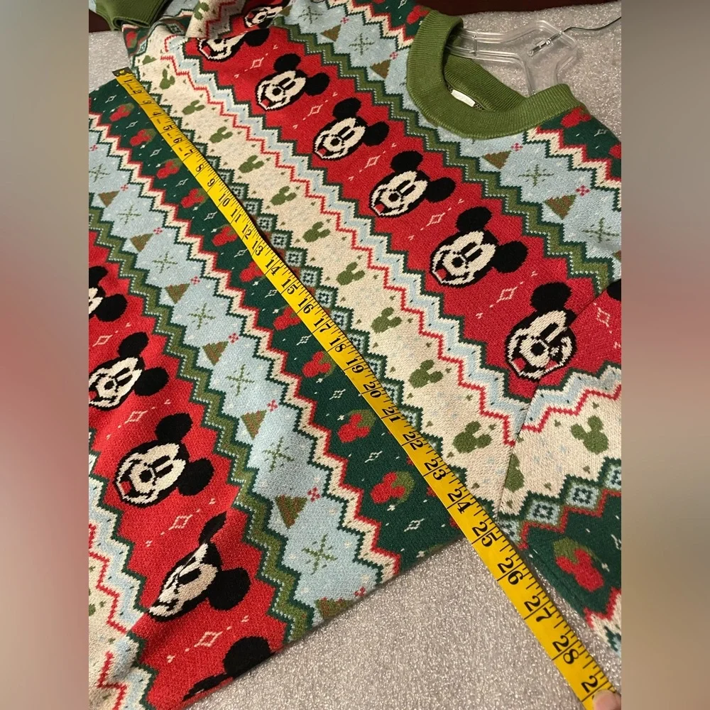Disney Mickey Mouse Fair Isle Christmas Sweater XL